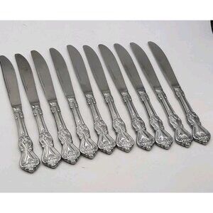 Vintage Reed & Barton Duchess of Marlborough Select 10 Knives Flatware